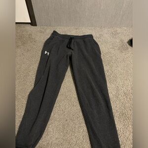Grey under armor sweat pants